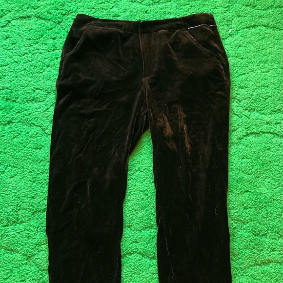 Free People velvet trousers pants - Picture 2 of 6